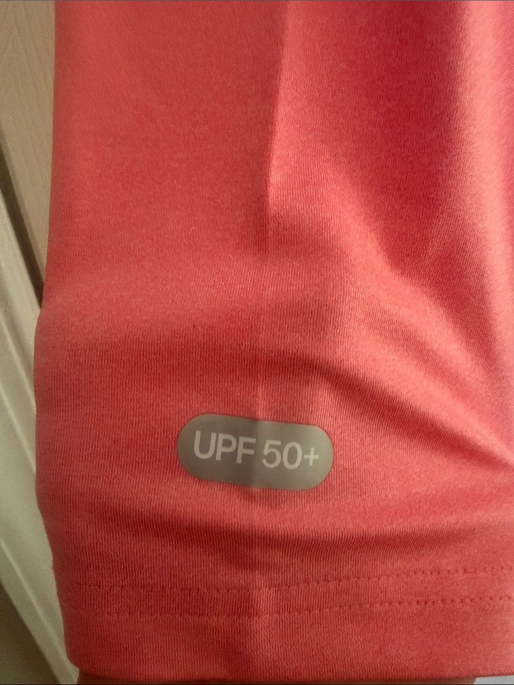 Ron Jon Surf Shop Coral Long Sleeve rash Guard with Wave Logo and UPF 50+ - Picture 5 of 5